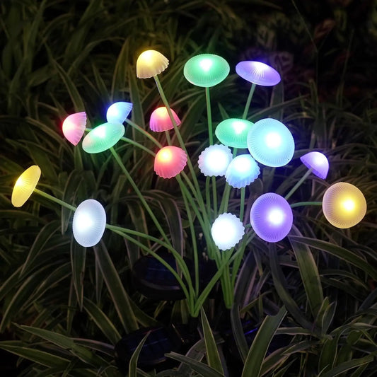 Solar Mushroom LED Garden Lamp