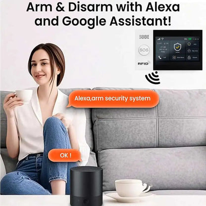PGST All in One Smart Home WiFi & 4G Security Alarm System