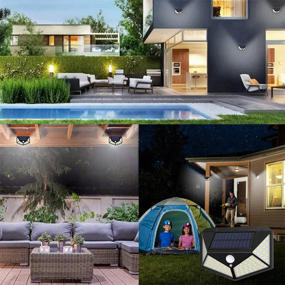 Solar Outdoor LED Lights with Motion Sensor
